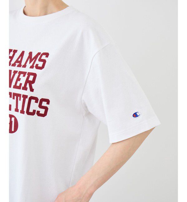 Rope&rsquo;Picnic「【Champion/チャンピオン別注】アソートロゴプリントオーバーサイズTシャツ/リンクコーデ」|Tシャツ・カットソー|