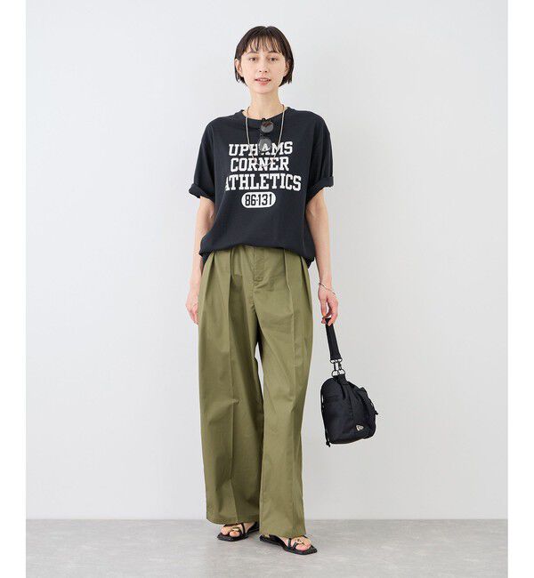 Rope&rsquo;Picnic「【Champion/チャンピオン別注】アソートロゴプリントオーバーサイズTシャツ/リンクコーデ」|Tシャツ・カットソー|