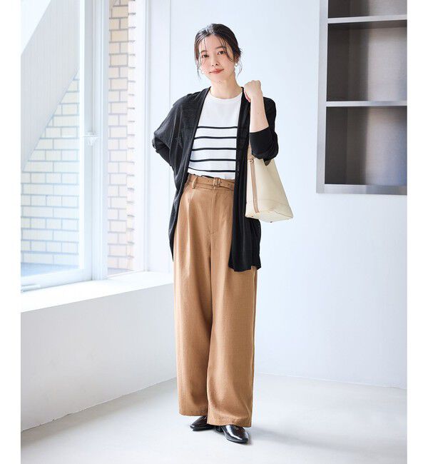 Rope&rsquo;Picnic「シャーベットニット トッパーカーディガン/UVケア・接触冷感」|カーディガン|