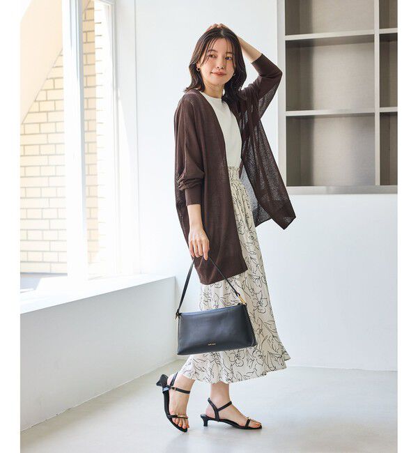 Rope&rsquo;Picnic「シャーベットニット トッパーカーディガン/UVケア・接触冷感」|カーディガン|