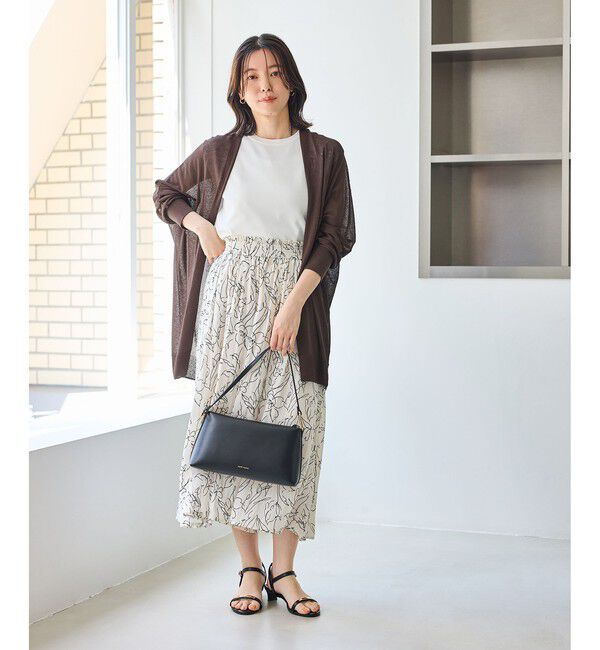 Rope&rsquo;Picnic「シャーベットニット トッパーカーディガン/UVケア・接触冷感」|カーディガン|