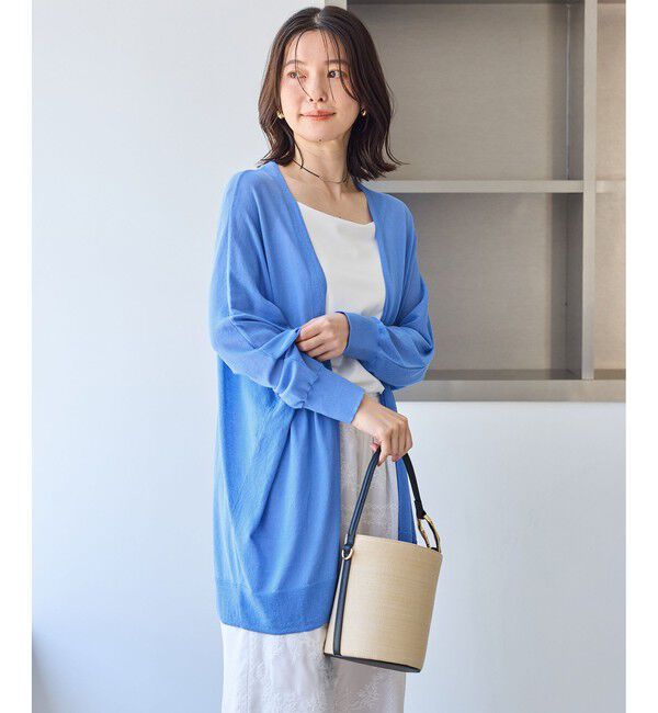 Rope&rsquo;Picnic「シャーベットニット トッパーカーディガン/UVケア・接触冷感」|カーディガン|