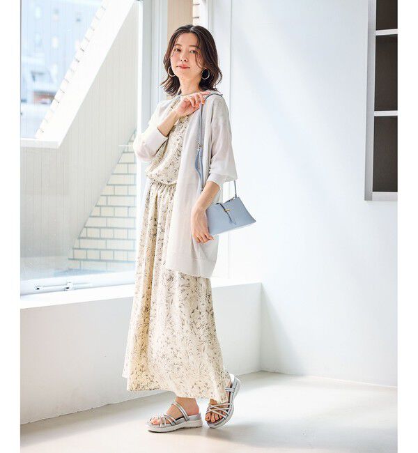 Rope&rsquo;Picnic「シャーベットニット トッパーカーディガン/UVケア・接触冷感」|カーディガン|