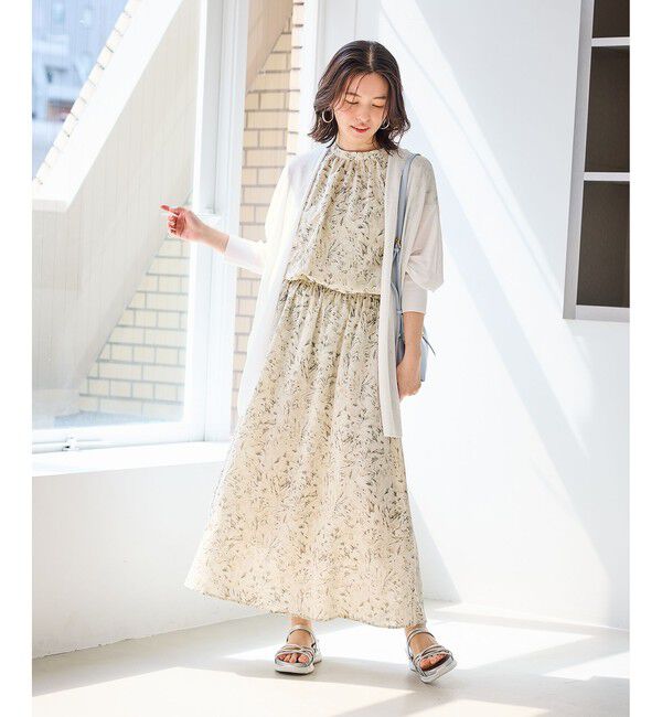 Rope&rsquo;Picnic「シャーベットニット トッパーカーディガン/UVケア・接触冷感」|カーディガン|