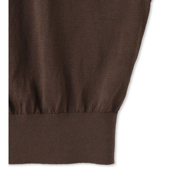 Rope&rsquo;Picnic「シャーベットニット ショート丈Vネックカーディガン/UVケア・接触冷感」|カーディガン|