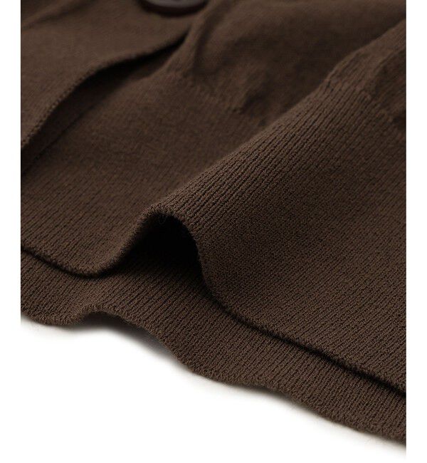 Rope&rsquo;Picnic「シャーベットニット ショート丈Vネックカーディガン/UVケア・接触冷感」|カーディガン|