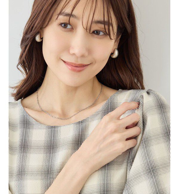 ROPE PICNIC PASSAGE「ステンレスツイストチェーンショートネックレス」|ネックレス|