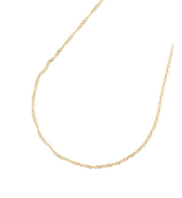 ROPE PICNIC PASSAGE「ステンレスツイストチェーンショートネックレス」|ネックレス|