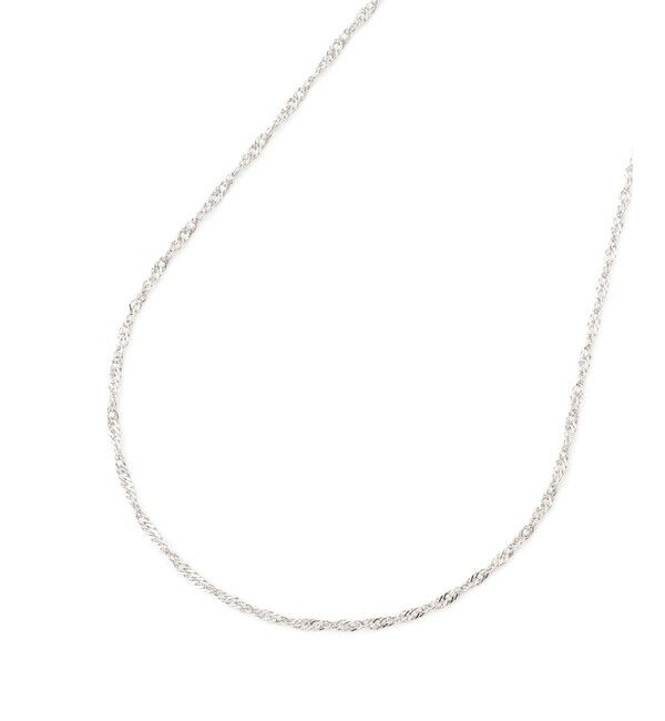 ROPE PICNIC PASSAGE「ステンレスツイストチェーンショートネックレス」|ネックレス|