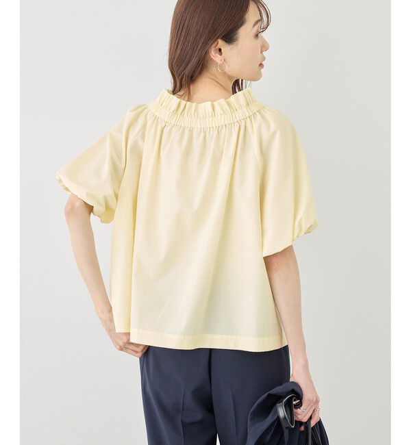 Rope&rsquo;Picnic「前後2WAYギャザーリボンデザインシャツ/UVケア・接触冷感・リンクコーデ」|シャツ・ブラウス|