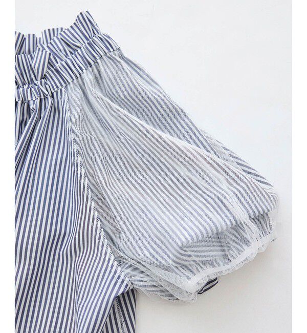 Rope&rsquo;Picnic「前後2WAYギャザーリボンデザインシャツ/UVケア・接触冷感・リンクコーデ」|シャツ・ブラウス|