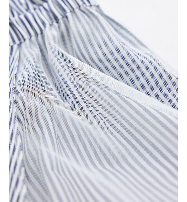 Rope&rsquo;Picnic「前後2WAYギャザーリボンデザインシャツ/UVケア・接触冷感・リンクコーデ」|シャツ・ブラウス|