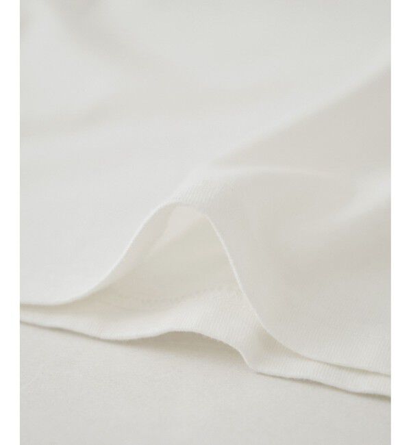 Rope&rsquo;Picnic「カレッジロゴプリントフレアスリーブピグメントTシャツ/リンクコーデ」|Tシャツ・カットソー|