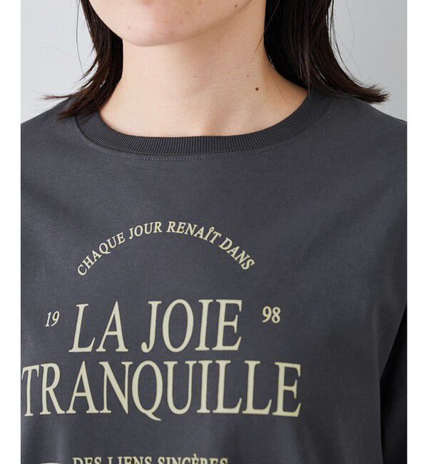 Rope&rsquo;Picnic「オーバーサイズロゴプリントTシャツ/UVカット・接触冷感・汗染み防止」|Tシャツ・カットソー|