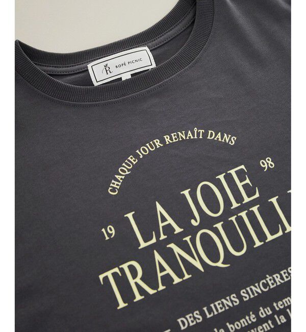 Rope&rsquo;Picnic「オーバーサイズロゴプリントTシャツ/UVカット・接触冷感・汗染み防止」|Tシャツ・カットソー|
