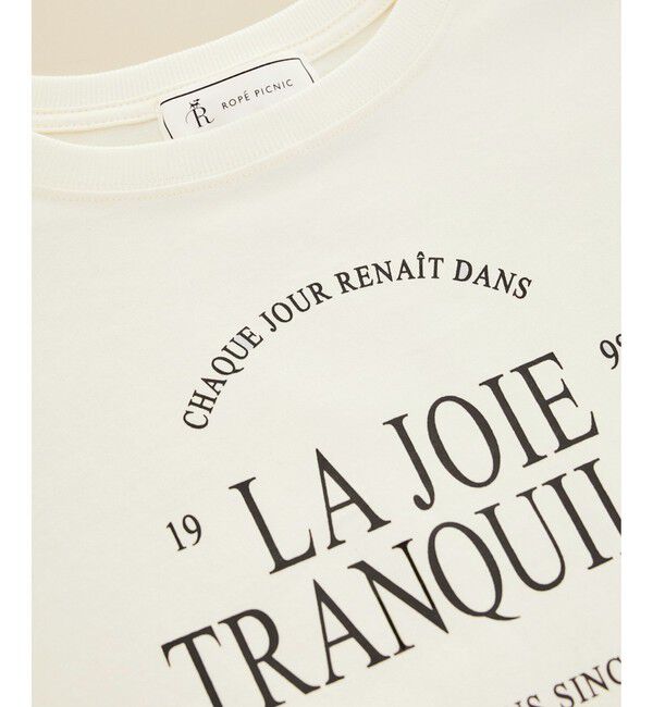Rope&rsquo;Picnic「オーバーサイズロゴプリントTシャツ/UVカット・接触冷感・汗染み防止」|Tシャツ・カットソー|