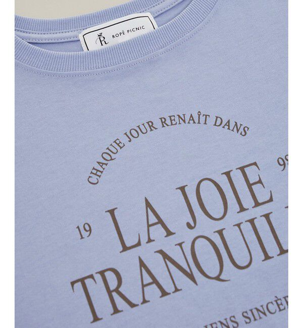 Rope&rsquo;Picnic「オーバーサイズロゴプリントTシャツ/UVカット・接触冷感・汗染み防止」|Tシャツ・カットソー|