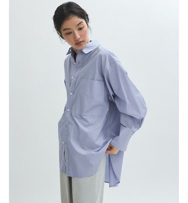 ADAM ET ROPE'「MIXストライプシャツ」|シャツ・ブラウス|