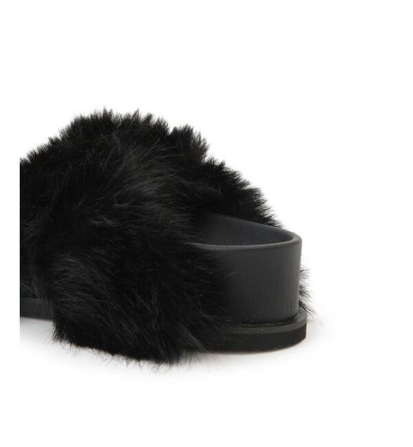 ADAM ET ROPE'「ボリュームファーサンダル」|サンダル|