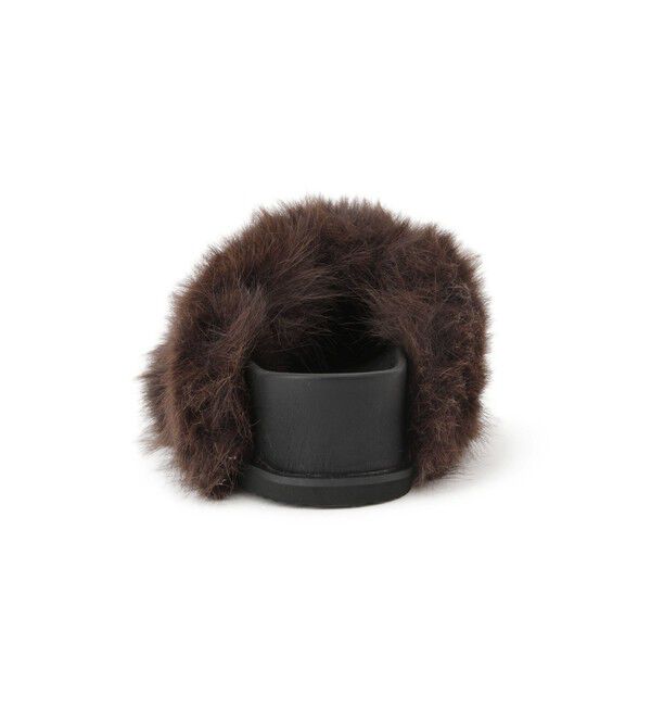 ADAM ET ROPE'「ボリュームファーサンダル」|サンダル|