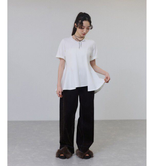 ADAM ET ROPE'「ボリュームファーサンダル」|サンダル|