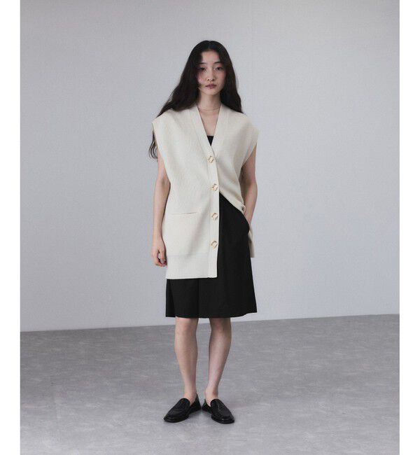 ADAM ET ROPE'「【サステナブル】ソリッド＆ストライプハーフパンツ」|チノ|