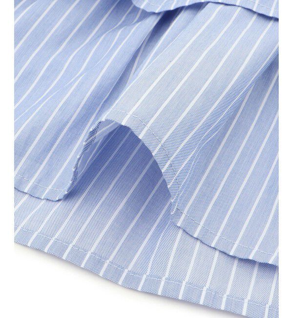 ADAM ET ROPE'「【WEB限定】フリルブラウス」|シャツ・ブラウス|