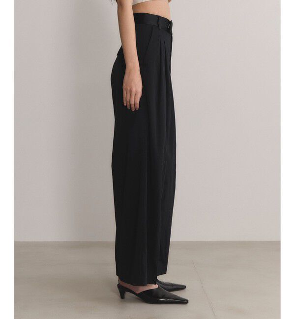 ADAM ET ROPE'「【EMOELLE】バイカラードレスパンツ」|チノ|