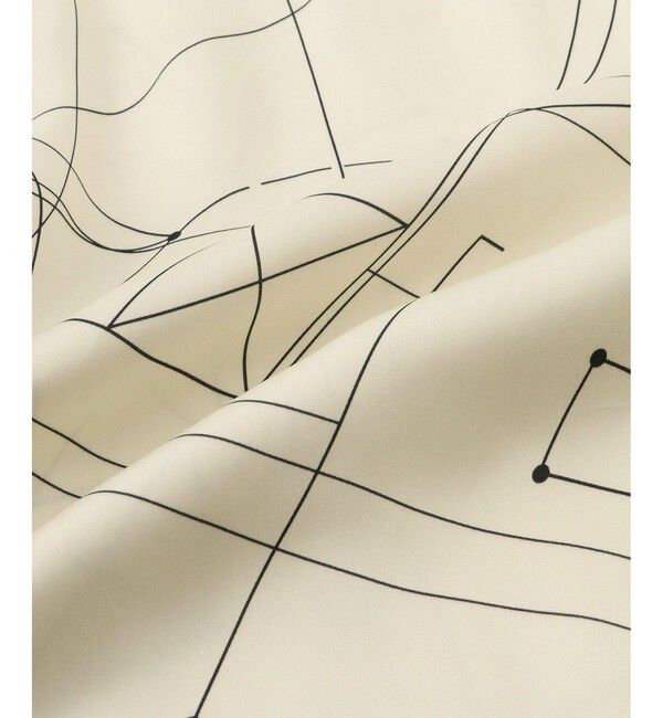 ADAM ET ROPE'「アーキテクチャープリントパンツ」|チノ|