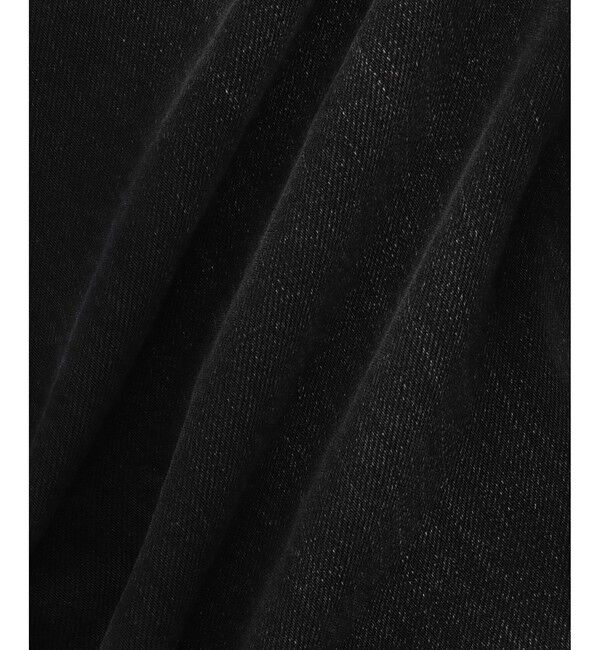 ADAM ET ROPE'「【WEB限定】・【サステナブル】タックディティールワイドデニムワイドパンツ」|デニム|