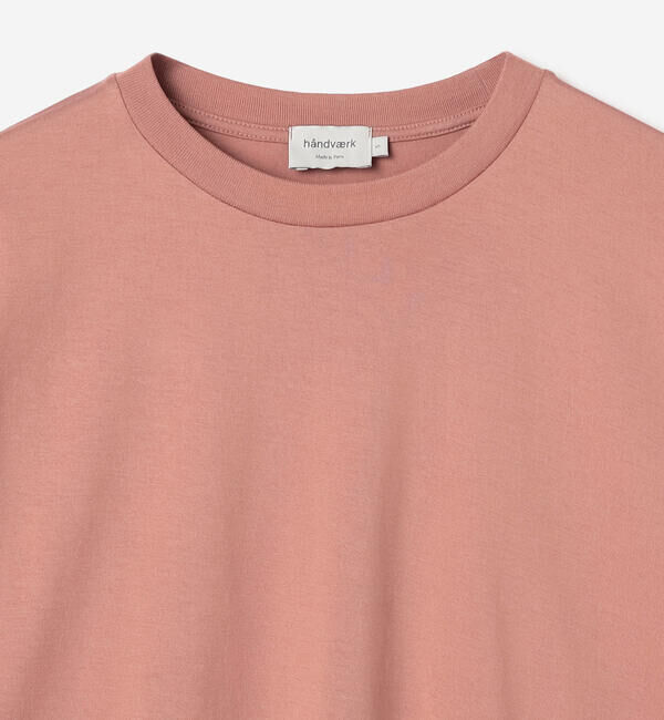 handvaerk「handvaerk | 60/2 クルーネック ワイドTシャツ WOMEN」|Tシャツ・カットソー|