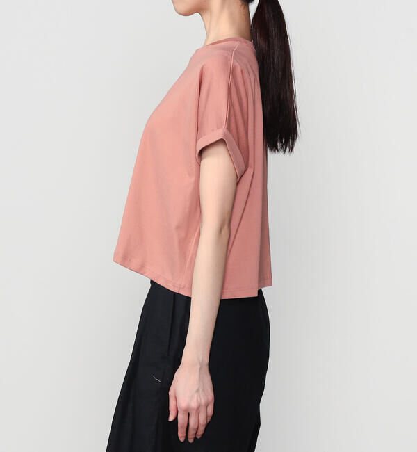 handvaerk「handvaerk | 60/2 クルーネック ワイドTシャツ WOMEN」|Tシャツ・カットソー|