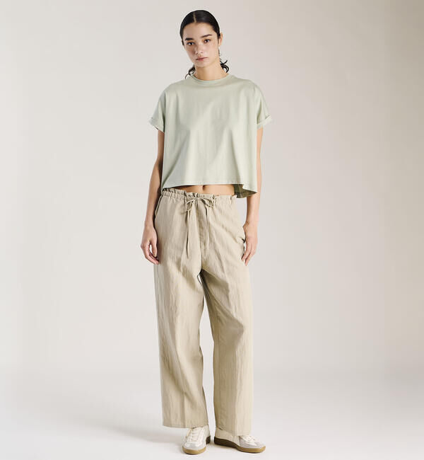 handvaerk「handvaerk | 60/2 クルーネック ワイドTシャツ WOMEN」|Tシャツ・カットソー|