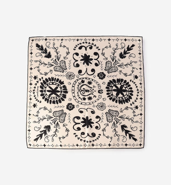  「manipuri | シルクスカーフ ボヘミアン 65&times;65 WOMEN」|バンダナ・スカーフ|