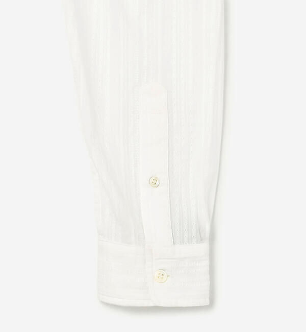  「INDIA INDUSTRY | コットンドビー バンドカラーシャツ WOMEN」|シャツ・ブラウス|