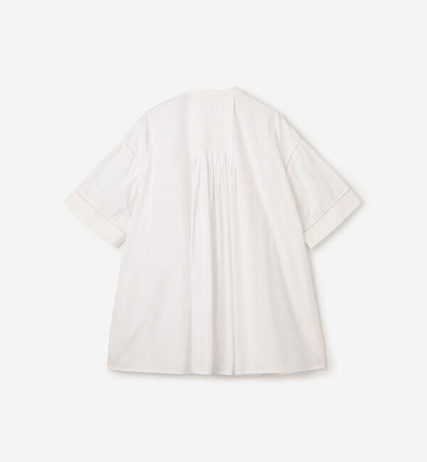  「INDIA INDUSTRY | コットンポプリン ピンタックシャツ WOMEN」|シャツ・ブラウス|