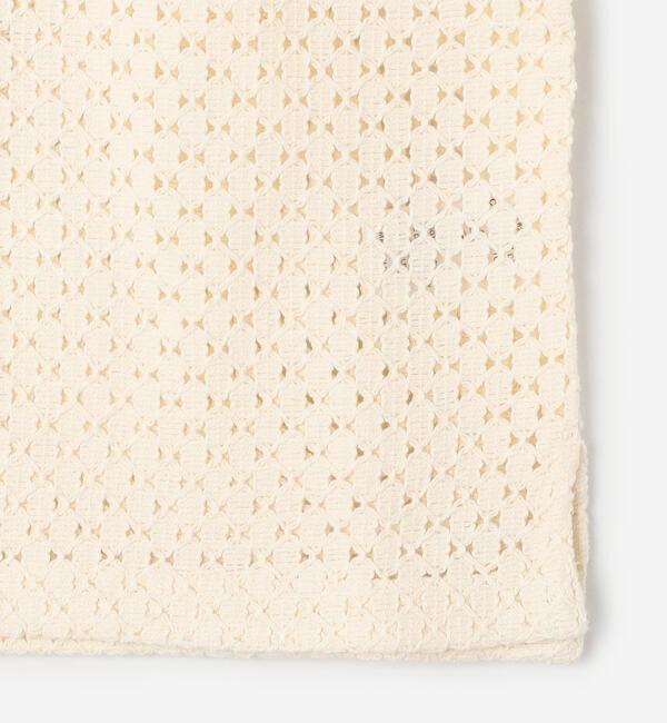  「INDIA INDUSTRY | ラティスレース シャツカーディガン WOMEN」|カーディガン|