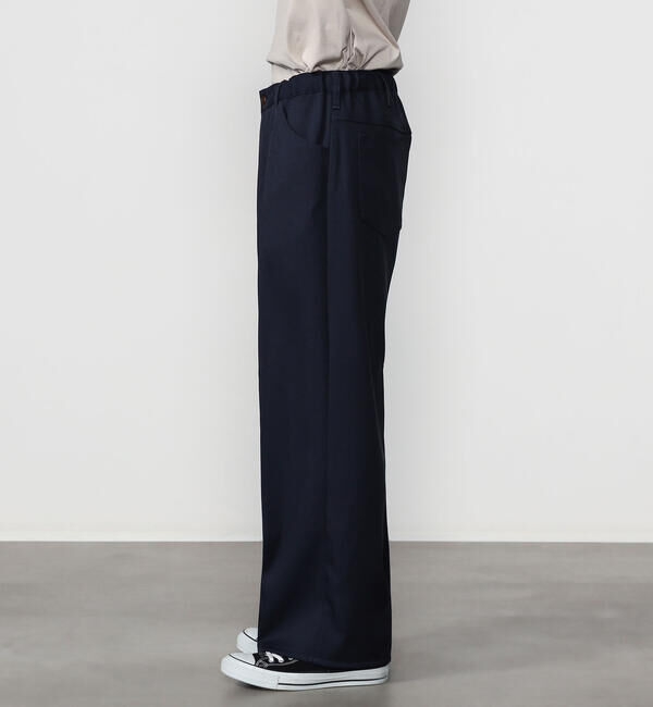  「Wrangler | 〈別注〉 WRANCHER ワイドスラックス NAVY MEN」|チノ|