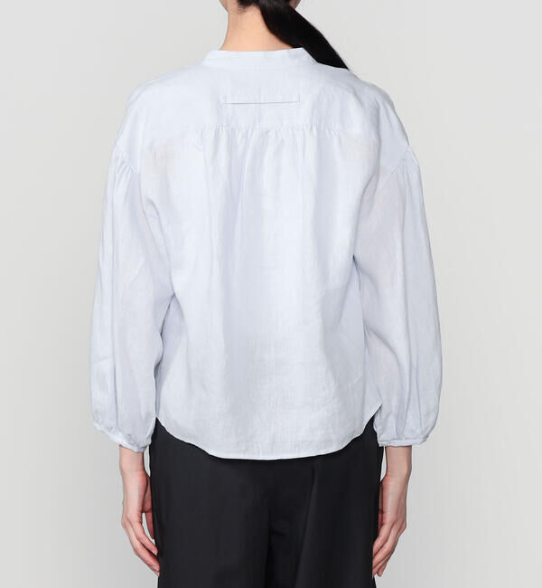  「TICCA | リネン ギャザーブラウスジャケット WOMEN」|シャツ・ブラウス|