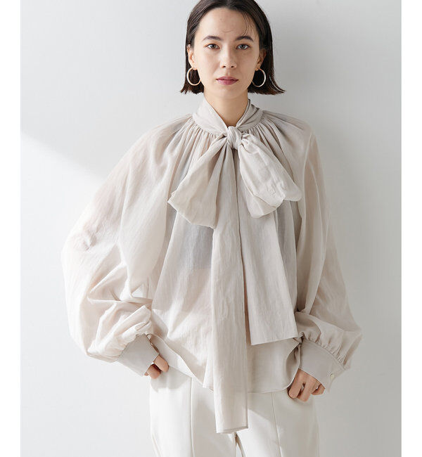  「ローンボウタイブラウス」|シャツ・ブラウス|