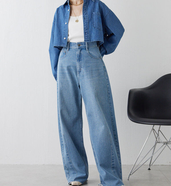  「【累計販売2.５万本】ブルージュデニム」|デニム|