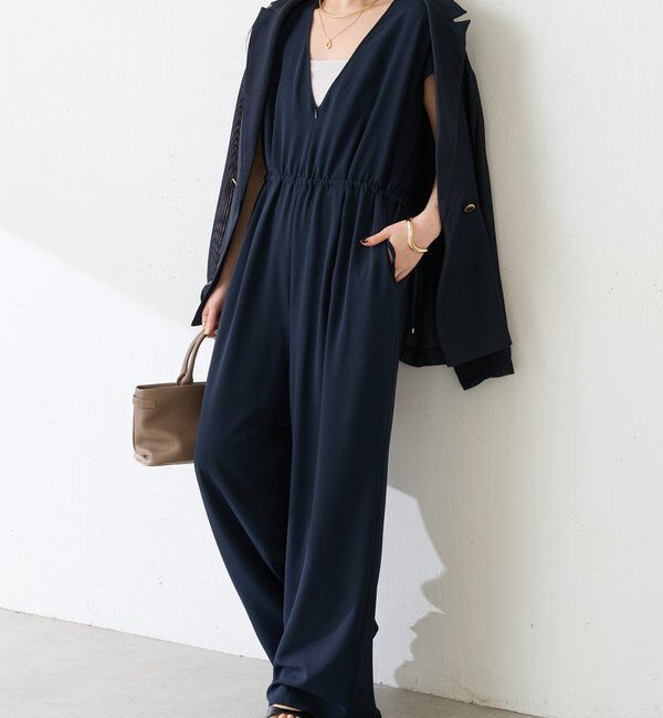  「ジャージーサロペット」|オールインワン|