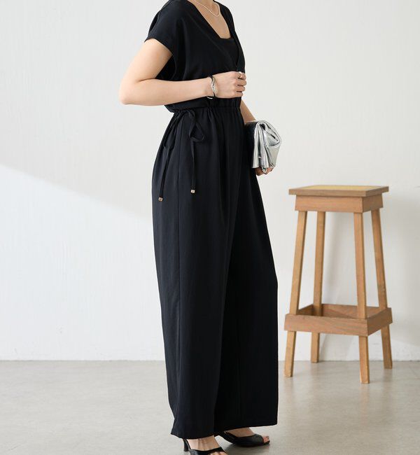  「ジャージーサロペット」|オールインワン|