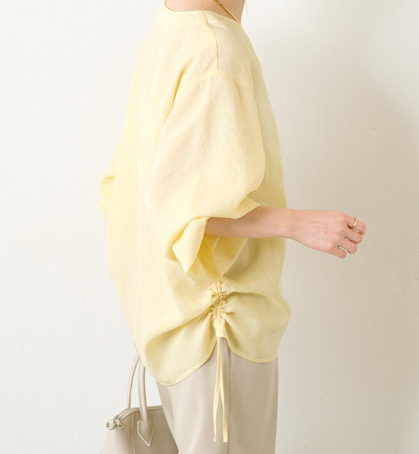  「《人気アイテム再販売！》ジップドロストブラウス」|シャツ・ブラウス|