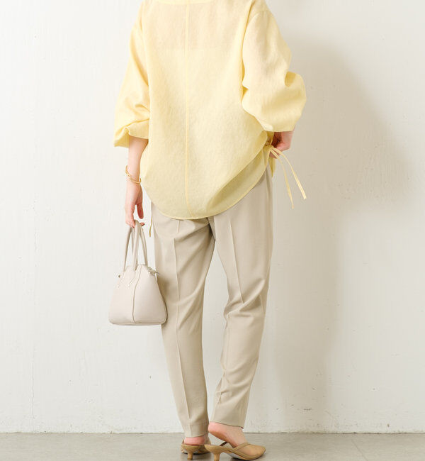  「《人気アイテム再販売！》ジップドロストブラウス」|シャツ・ブラウス|