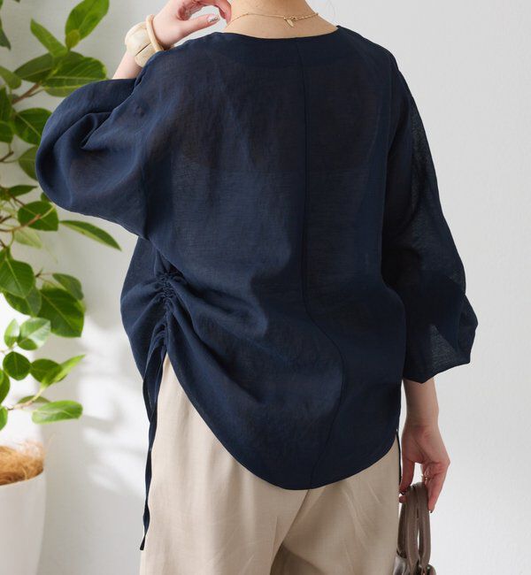  「《人気アイテム再販売！》ジップドロストブラウス」|シャツ・ブラウス|