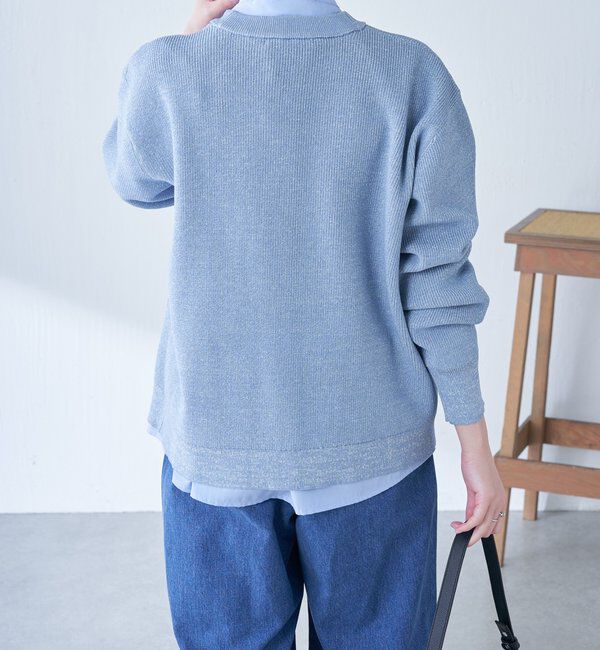  「ツヤボタンカーディガン」|カーディガン|