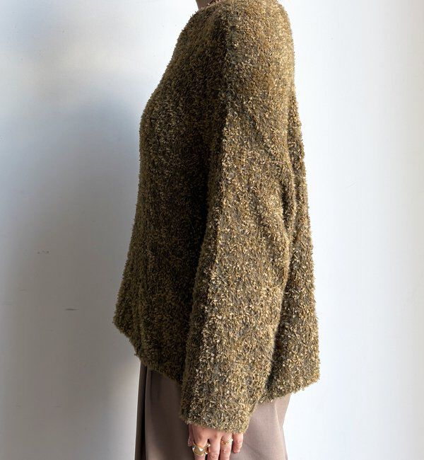  「リボンヤーンフェザープルオーバー」|ニット・セーター|