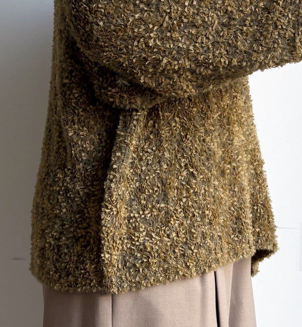  「リボンヤーンフェザープルオーバー」|ニット・セーター|