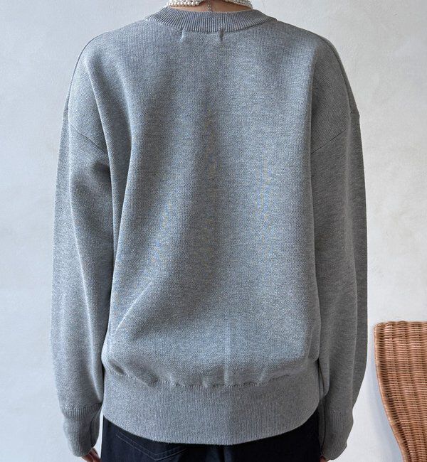  「【WEB限定】スウエットライクロゴニット」|ニット・セーター|